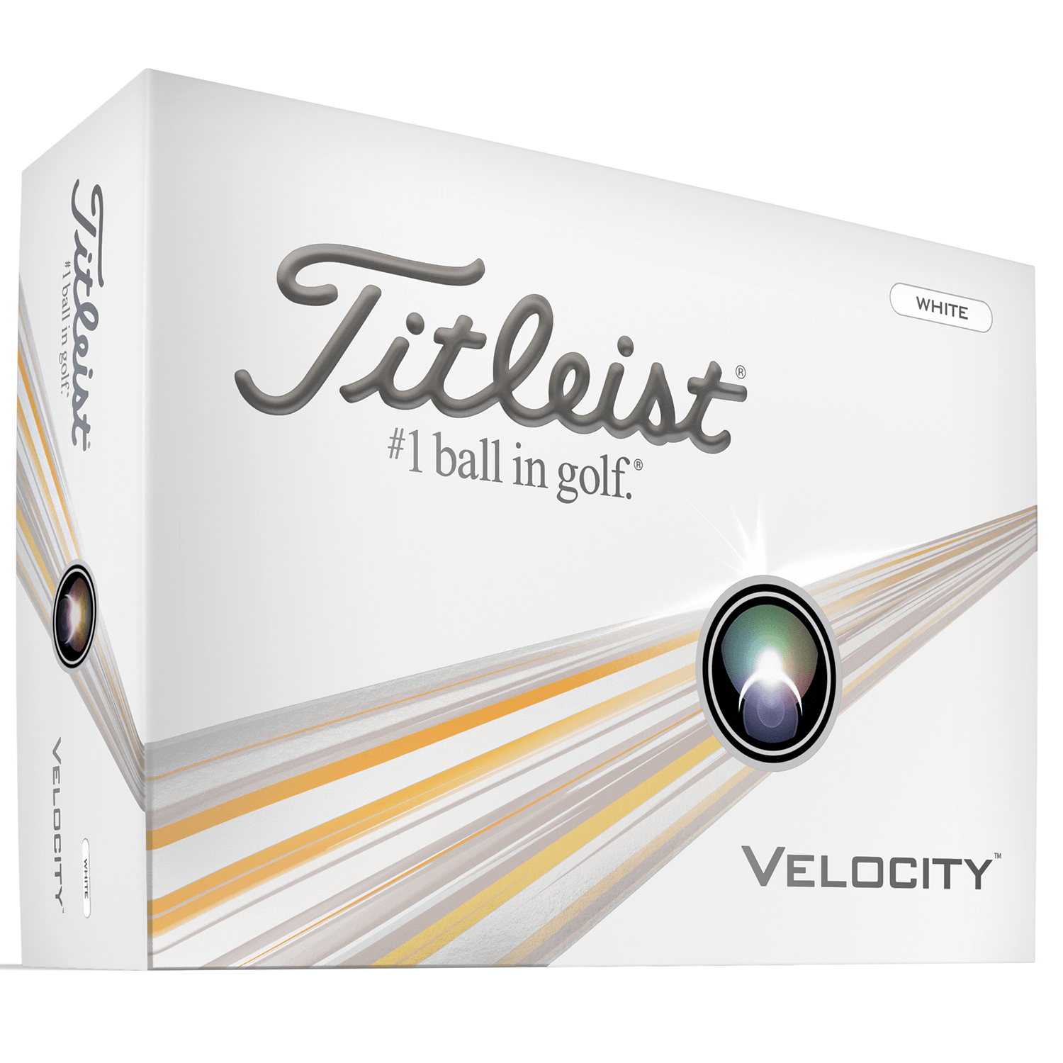 Titleist 2024 Velocity White Golf Balls - White / Dozen